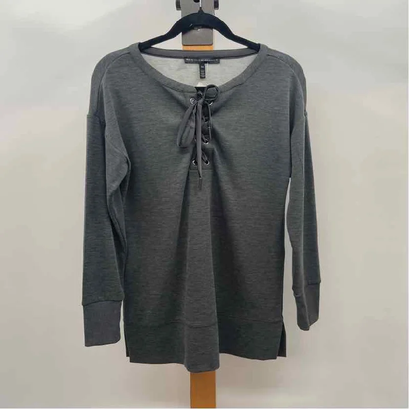 White House Black Market Women's Size XS Gray Heathered Tunic