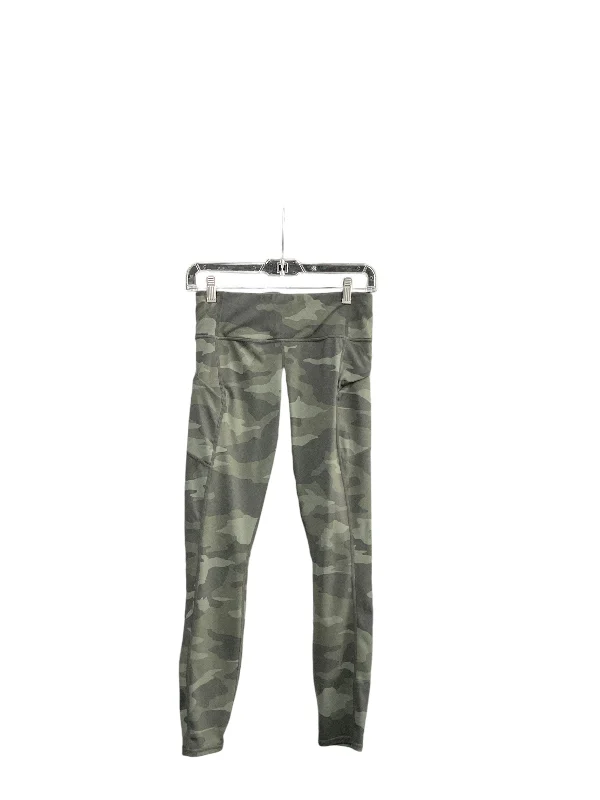 Athletic Leggings By Athleta In Camouflage Print, Size: Xs