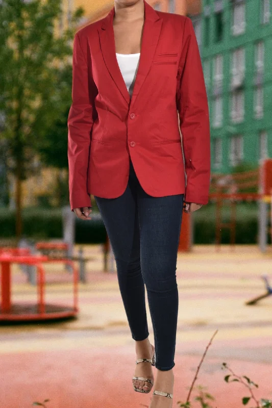 Ladies Red Blazer