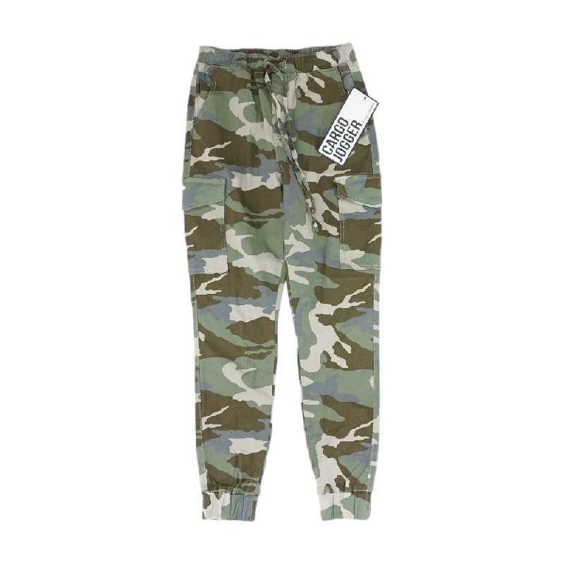 Green Camo Cargo Pants