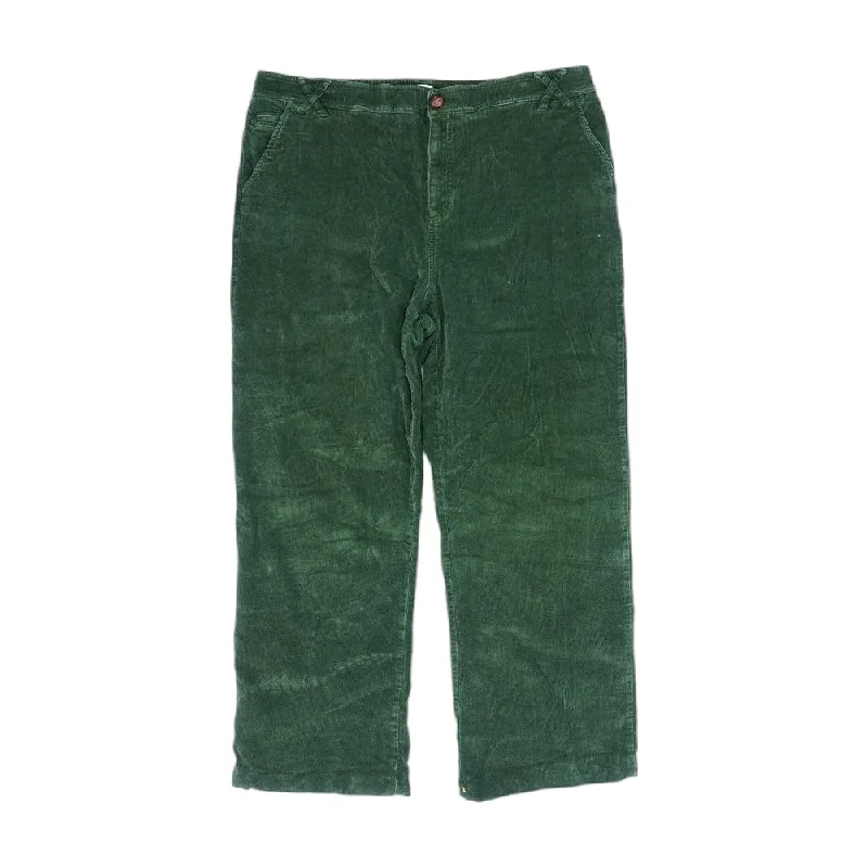 Green Solid Pants